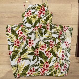 Forever 21 Floral Maxi Dress - Red, Green, White